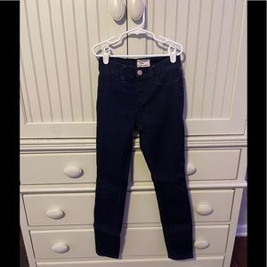 Abercrombie kids pull on jean leggings